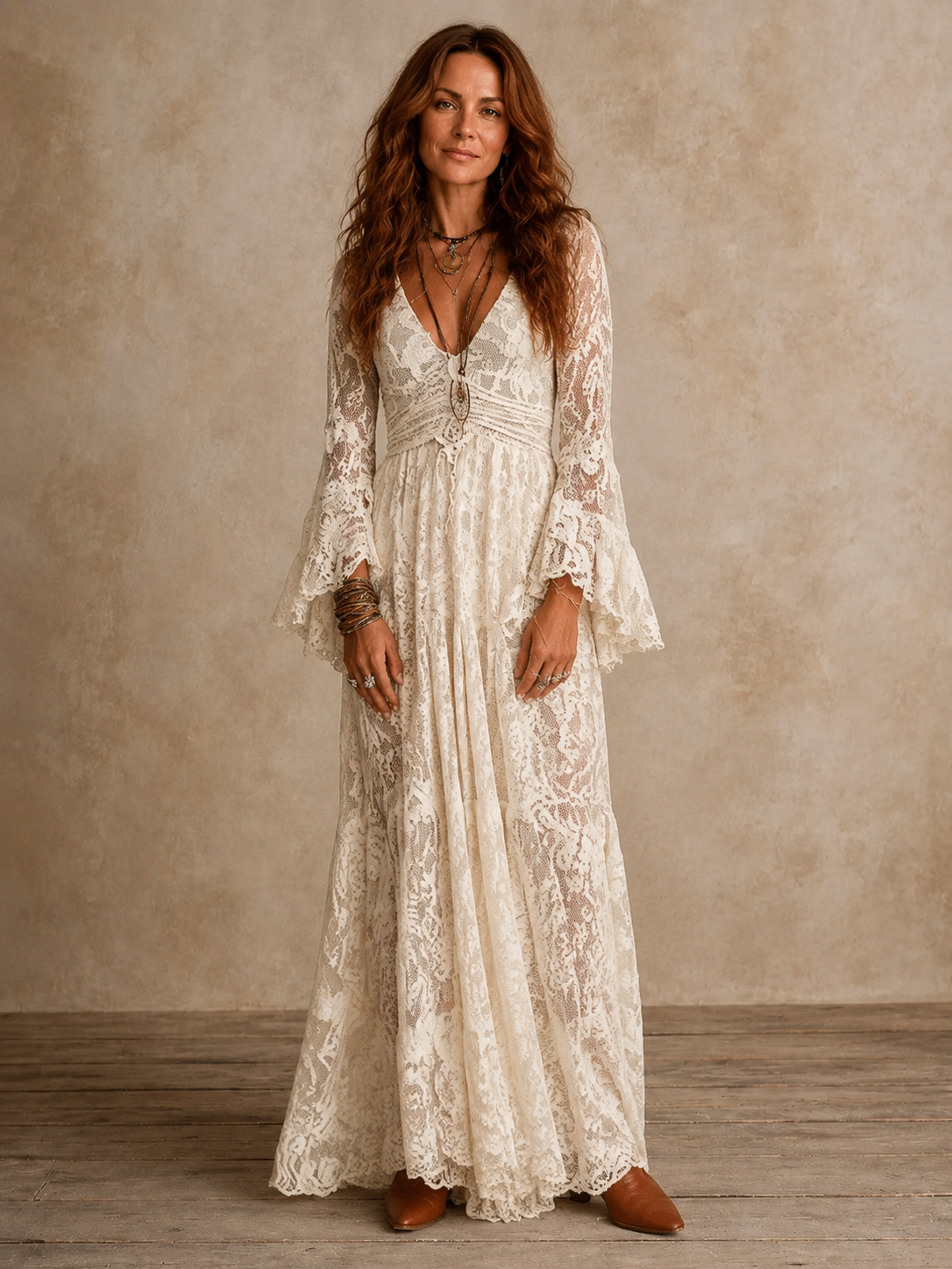 Emily | Vintage Silhouette Maxi Dress