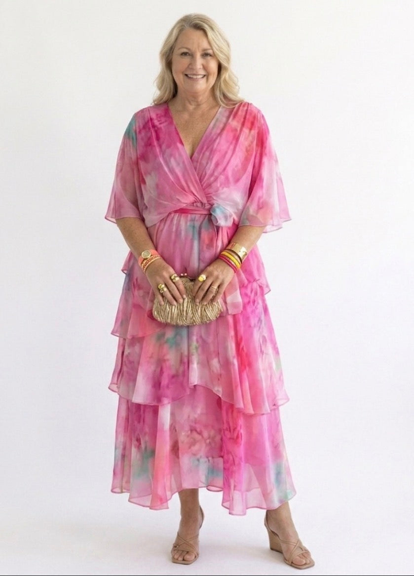Odette | Layered Floral Sun Dress