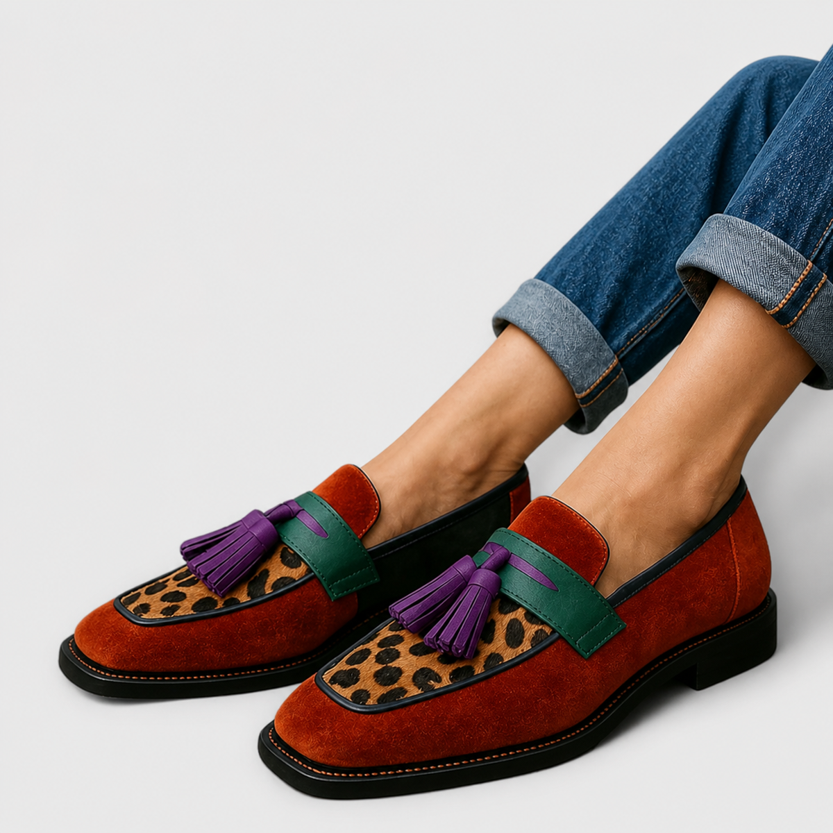 Ione | Multicolor Loafers
