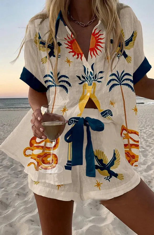 Scarlett | Breathable Tee and Shorts Set