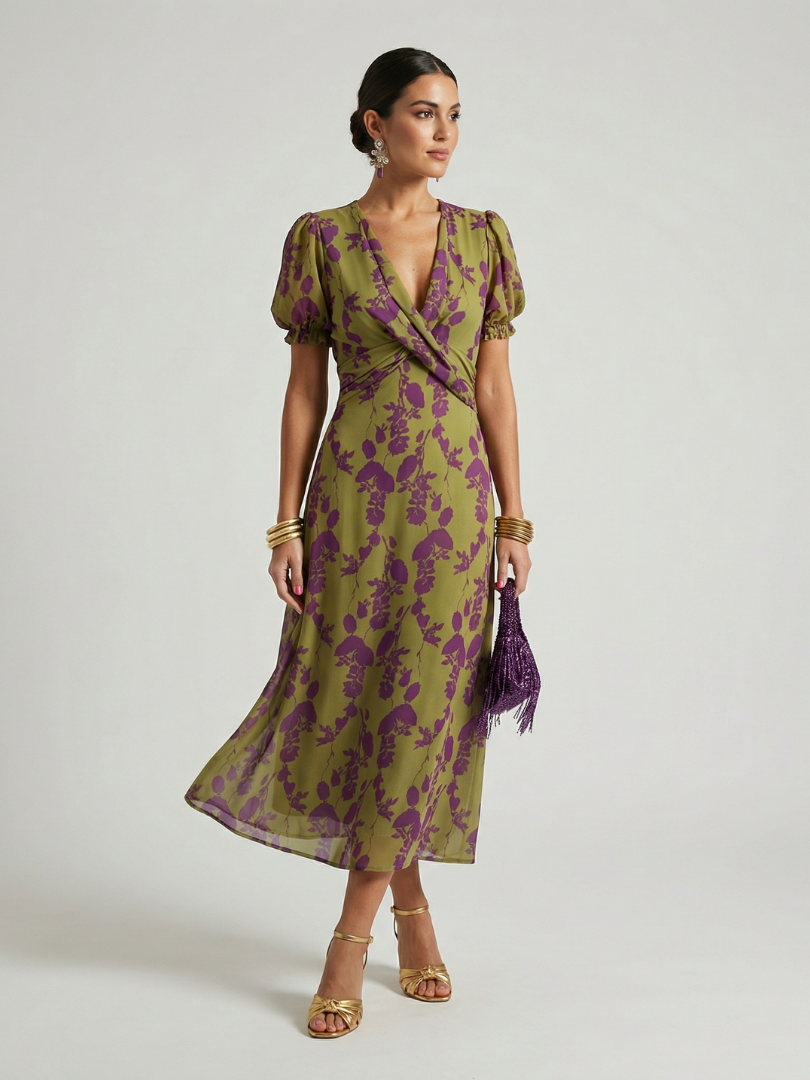 Estelle | Relaxed Floral Midi Dress