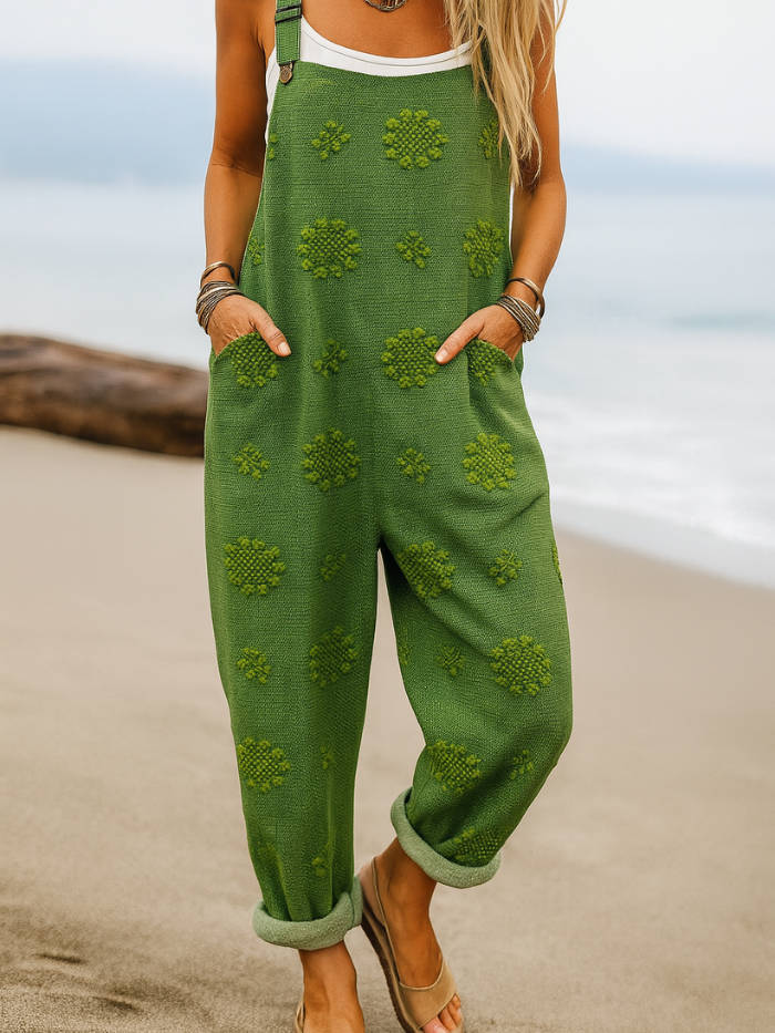 Mia | Artistic Floral Overalls