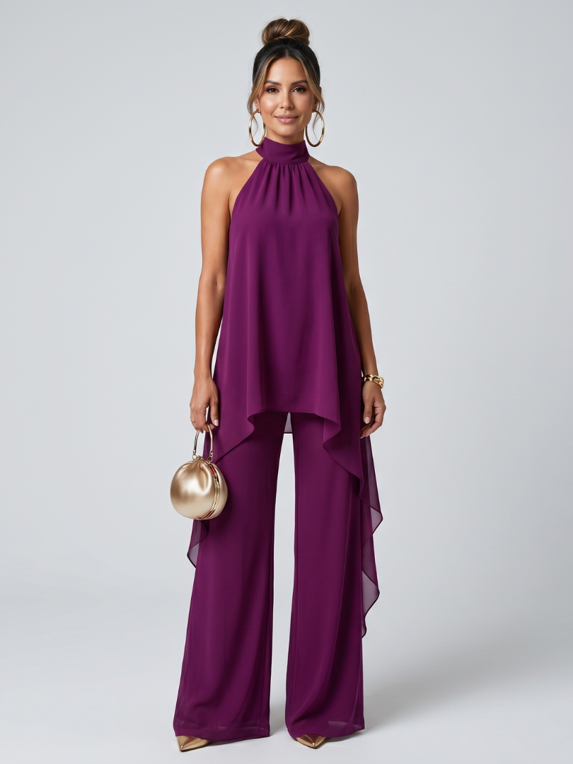 Zareen | Tunic Top & Wide-Leg Pants Set
