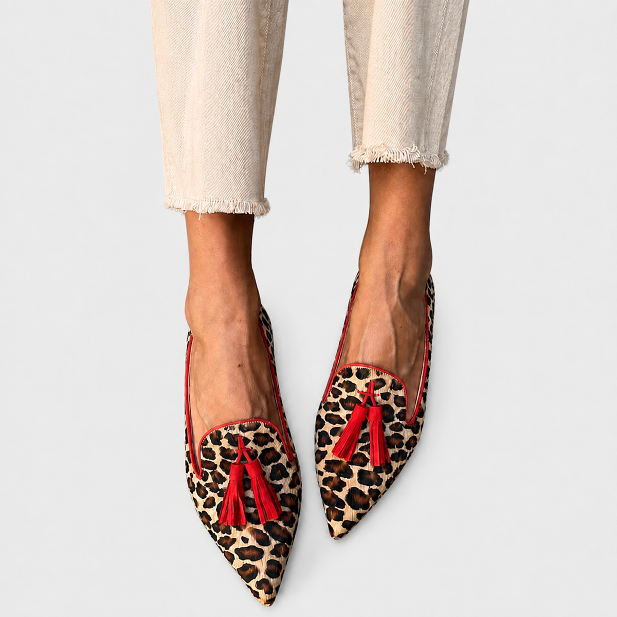 Nela | Leopard Loafers
