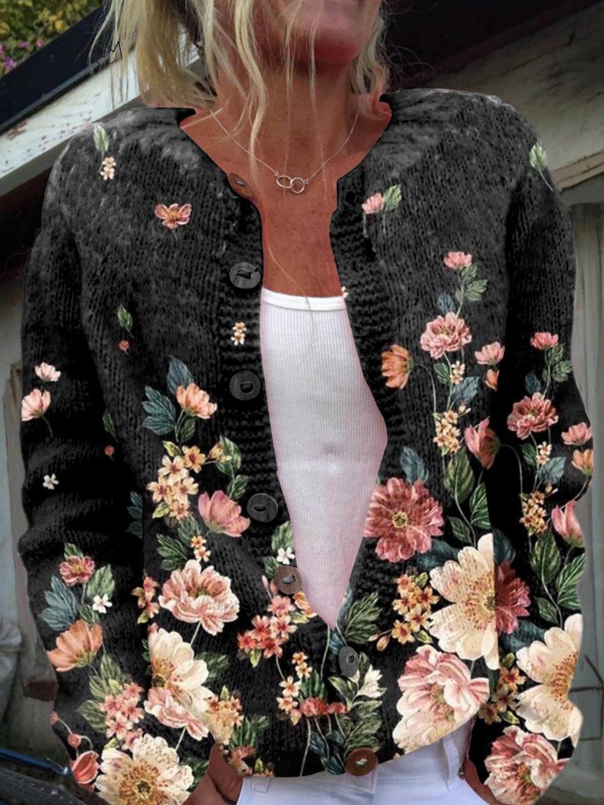 Isabella | Vintage Floral Cardigan