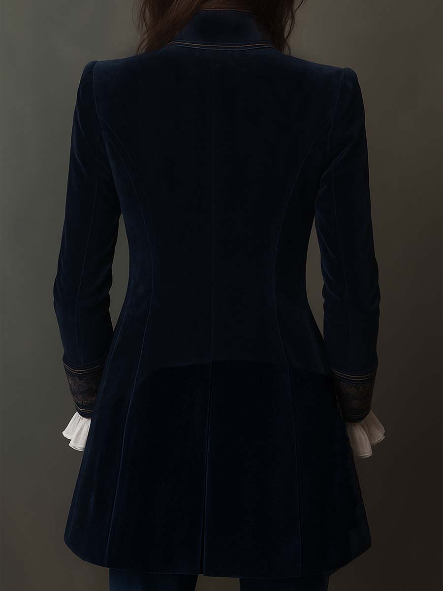 Chiara | Embroidered Long Jacket