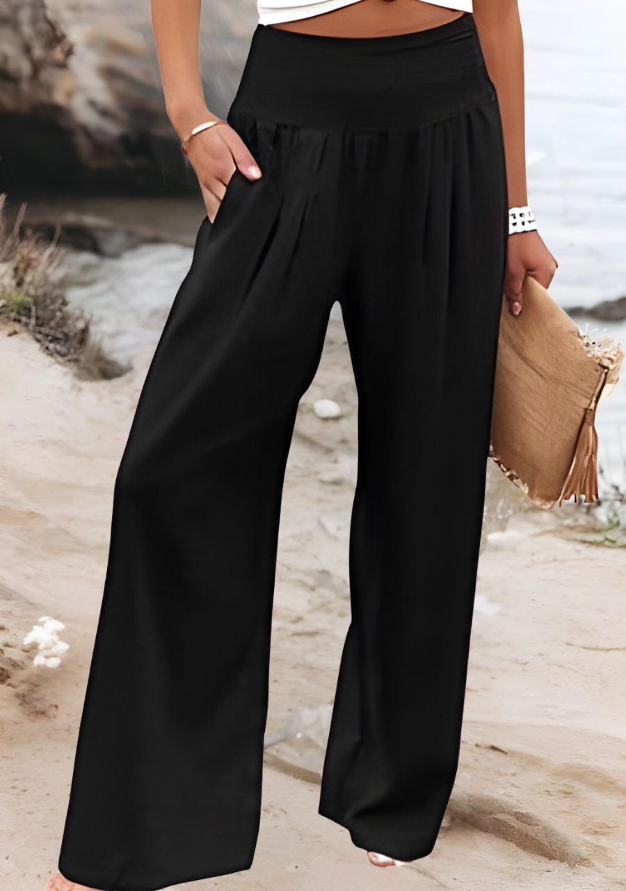 Aria | Flowing Wide-Leg Beach Pants