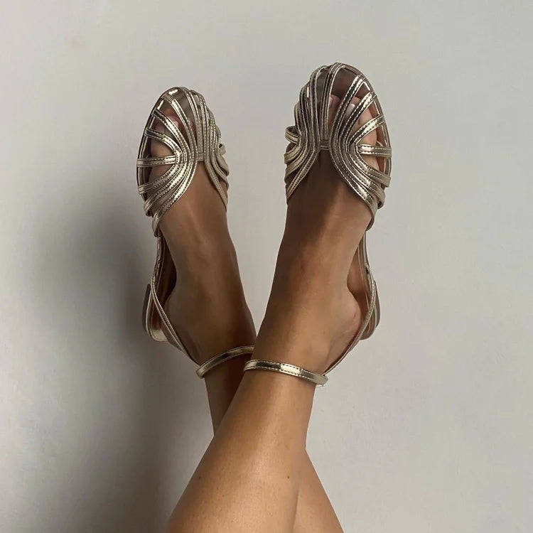 Sophia | Golden Jewel Sandals