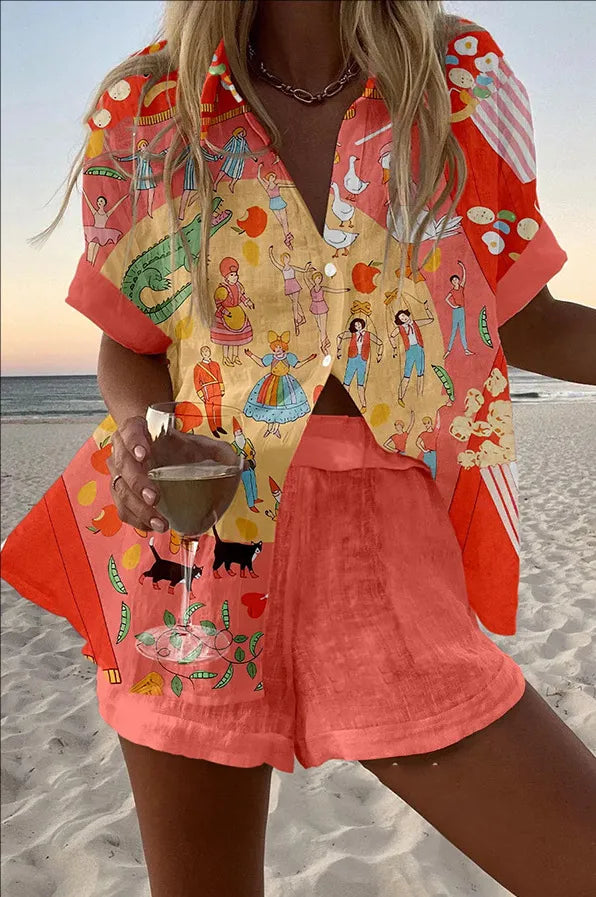 Aria | T-Shirt and Shorts Set