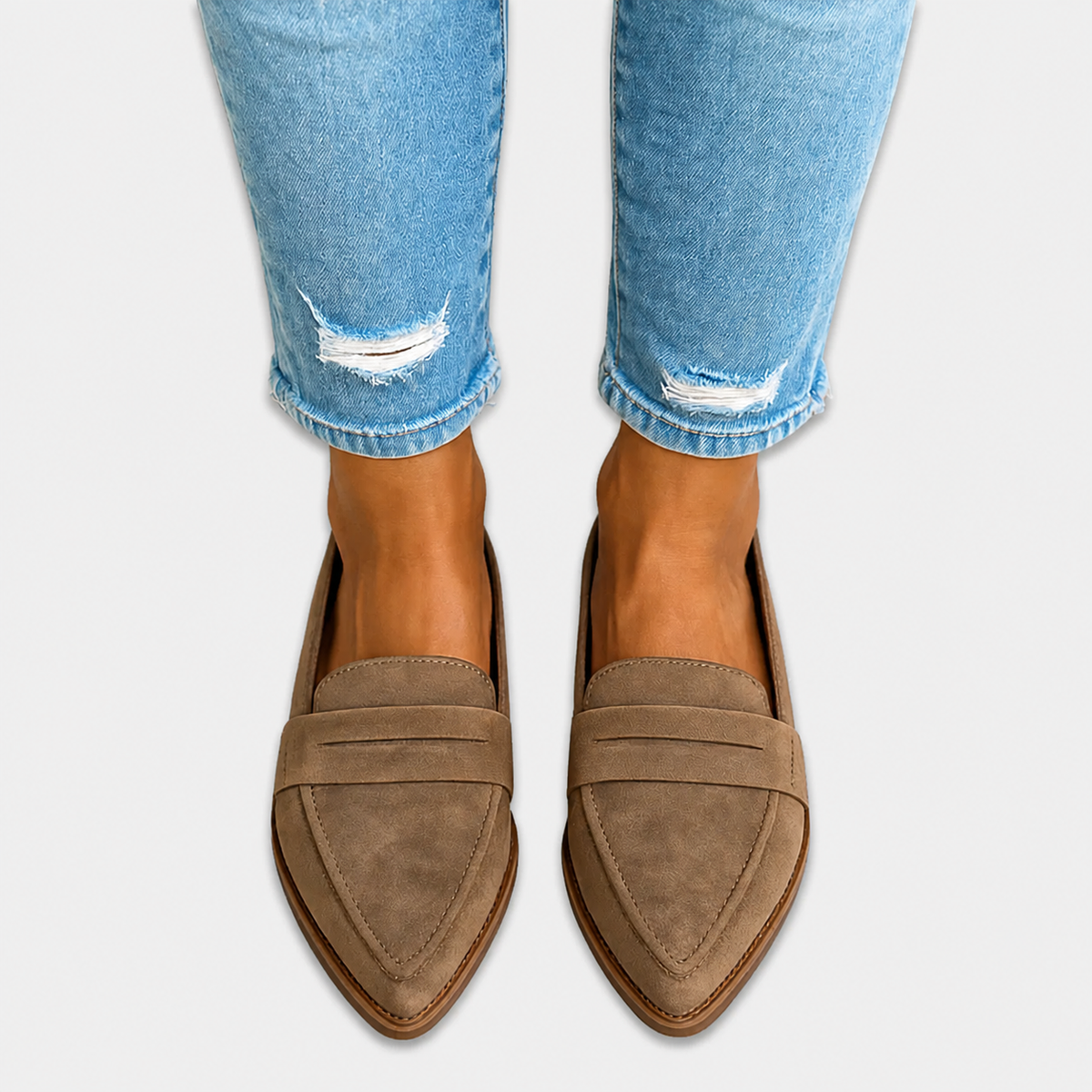 Nadia | Suede Loafers