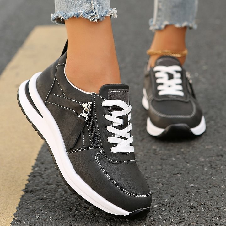 Aria | Orthopedic Zip Sneakers