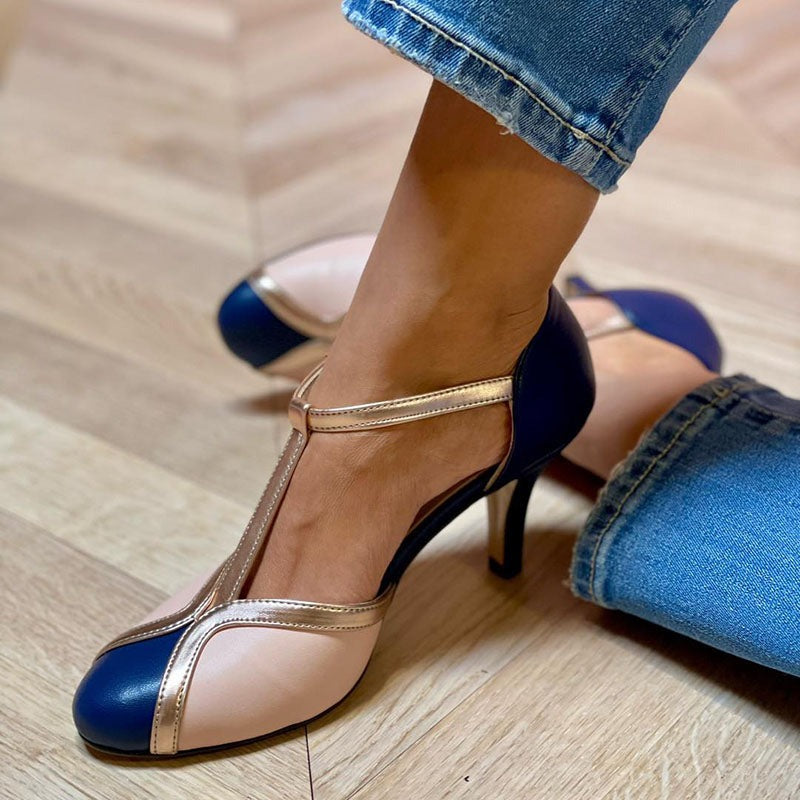 Violet | All-Day Comfort T-Strap Heels