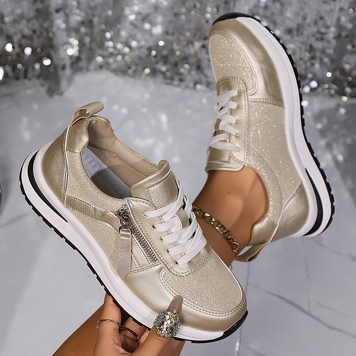 Aria | Orthopedic Zip Sneakers