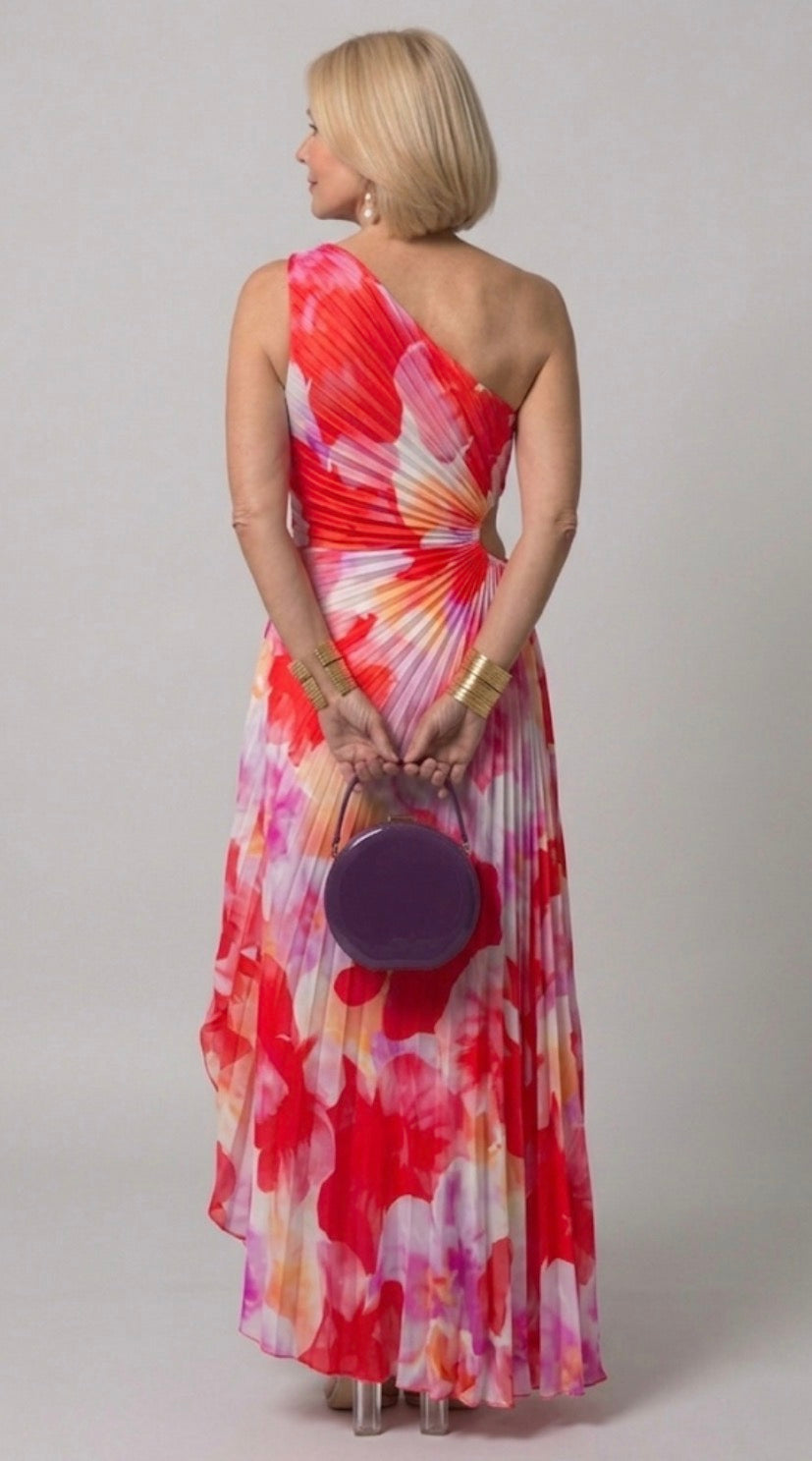 Juliette | Pleated One-Shoulder Dress
