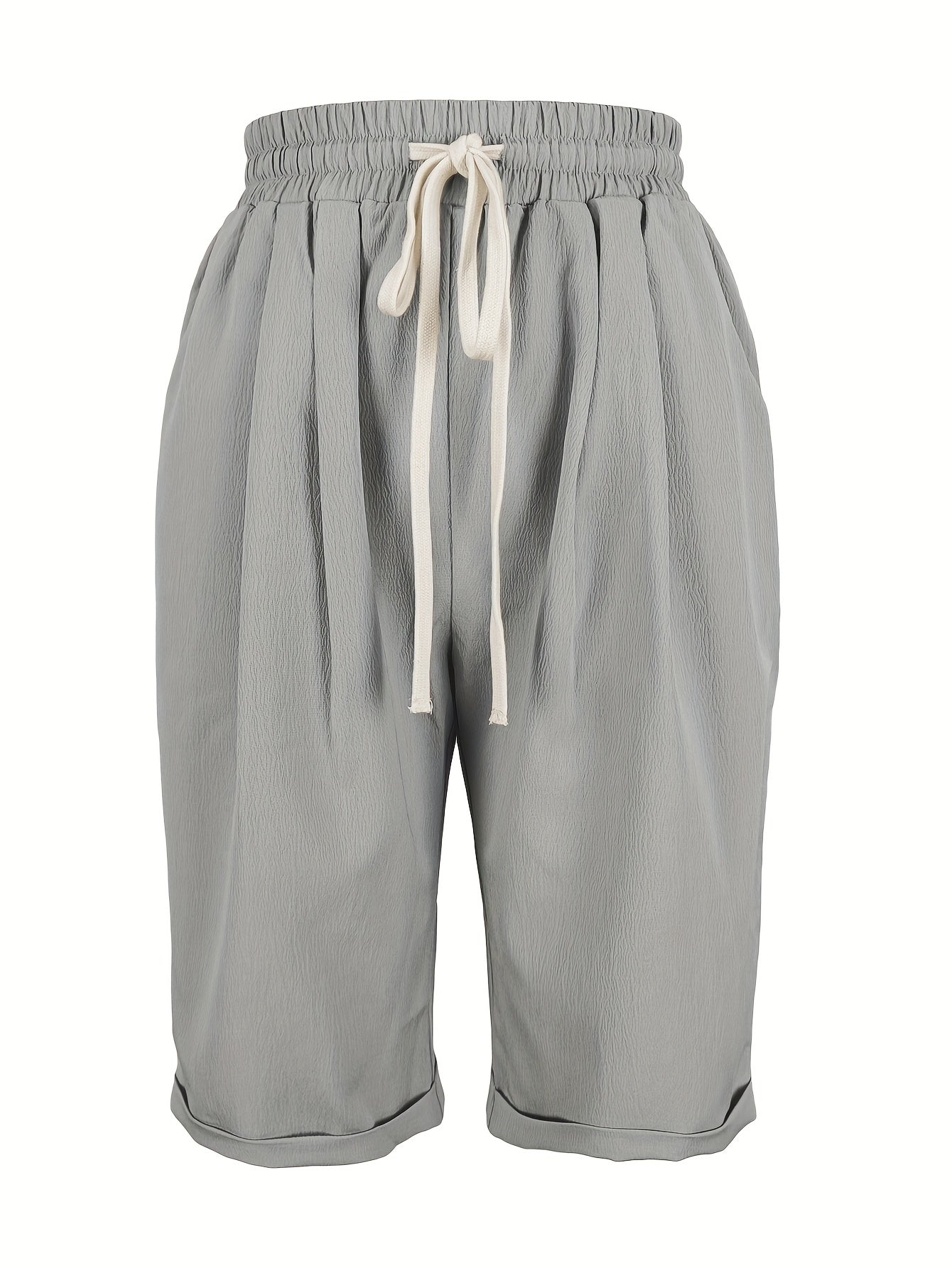 Amelia | Relaxed Cotton-Linen Capri Pants