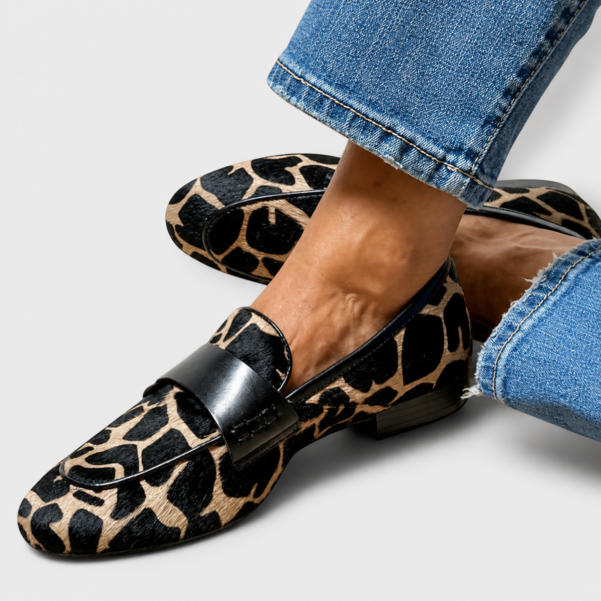 Léonie | Leopard Loafers