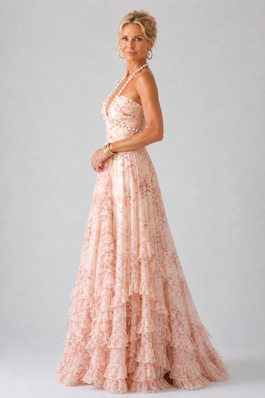 Dahlia | Elegant Minimalist Maxi Dress