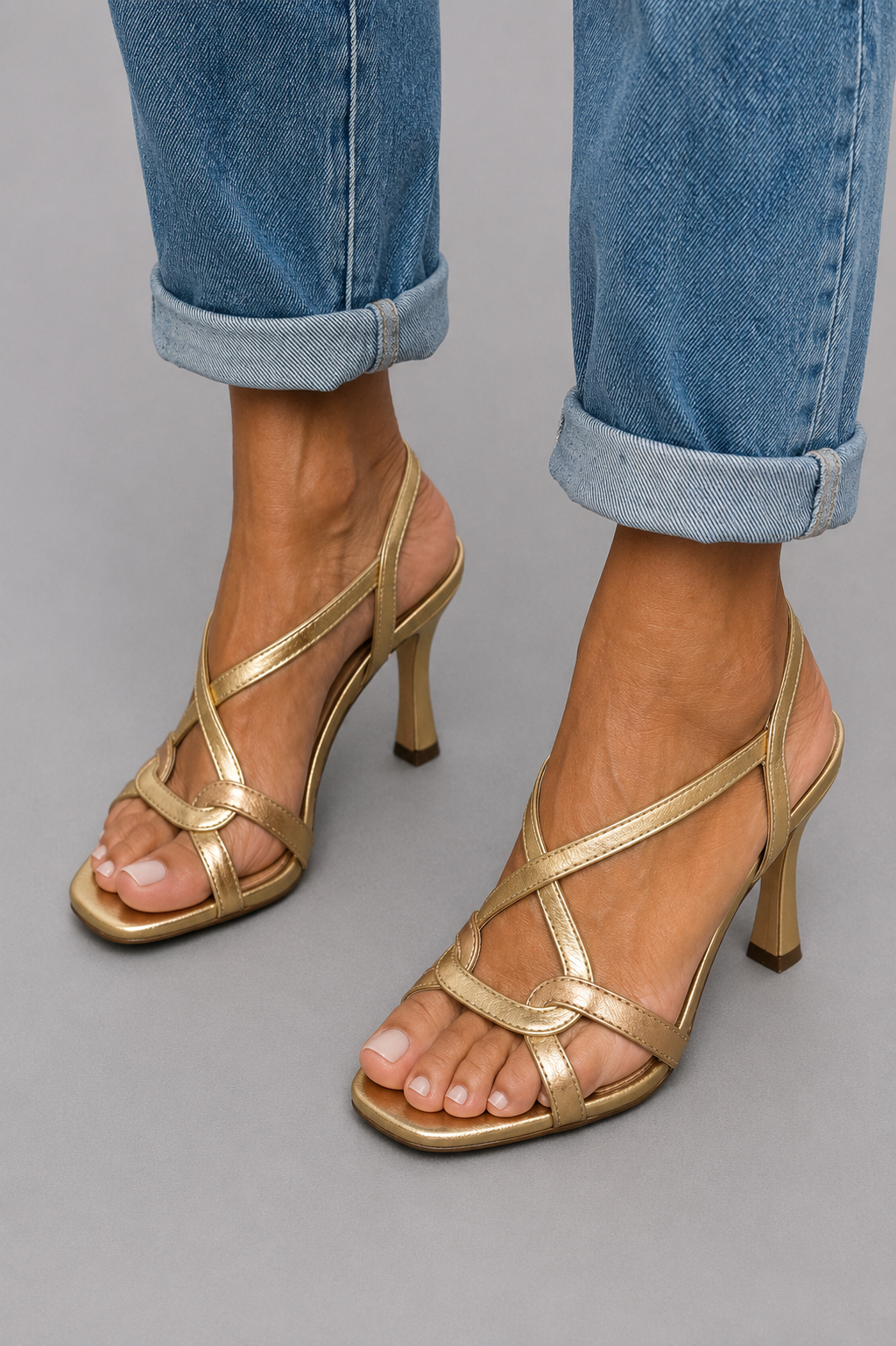 Gabriella | Golden Summer Charm Heels