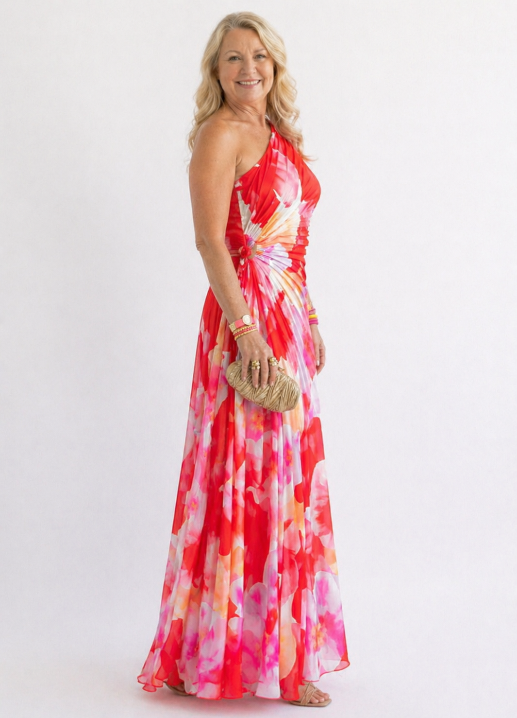 Sienna | Vibrant Tropical Evening Dress