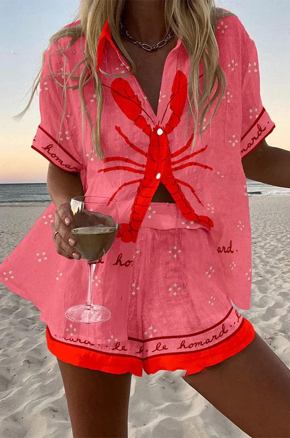 Penelope | Breathable Shirt and Shorts Set