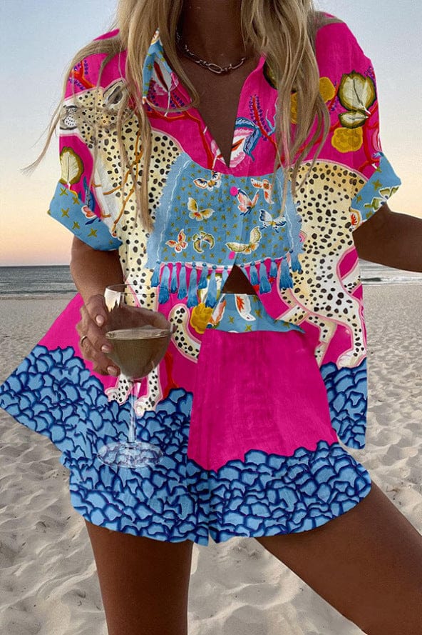 Charlotte | Tee and Shorts Lounge Set