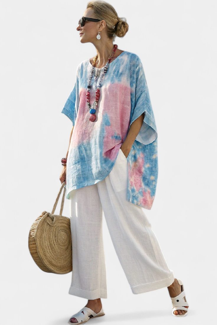 Valentina | Bamboo Linen Trouser Set