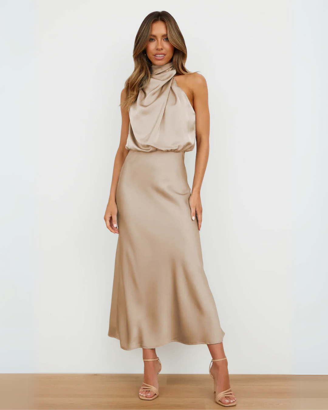 Lorelei | Elegant Draped Dress