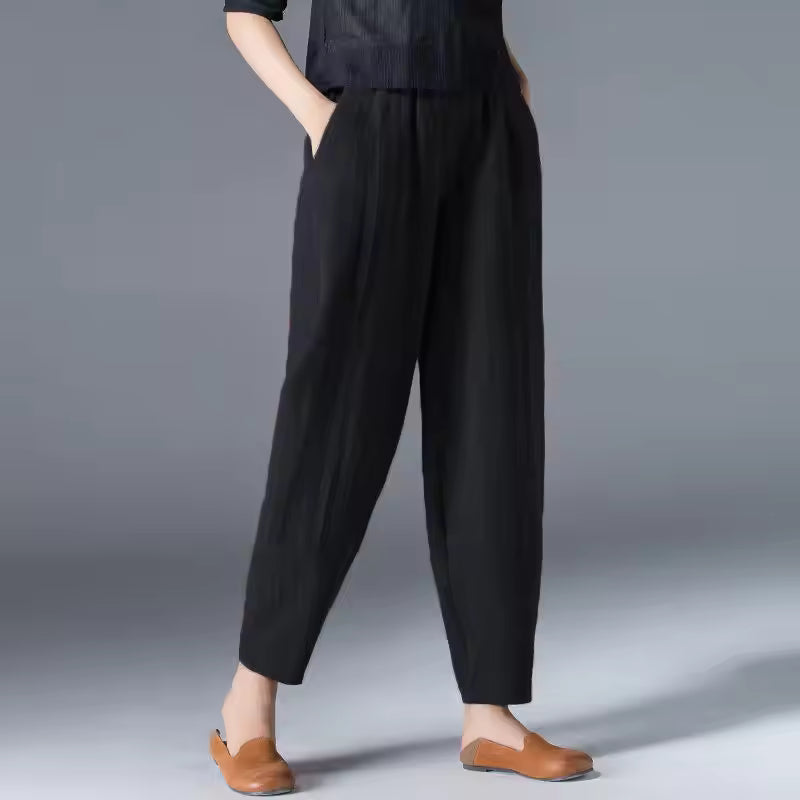 Harper | Lightweight Tapered Summer Trousers