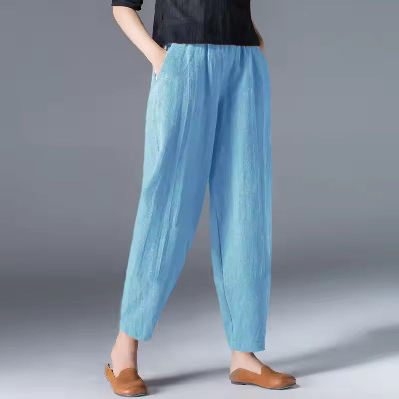 Harper | Lightweight Tapered Summer Trousers