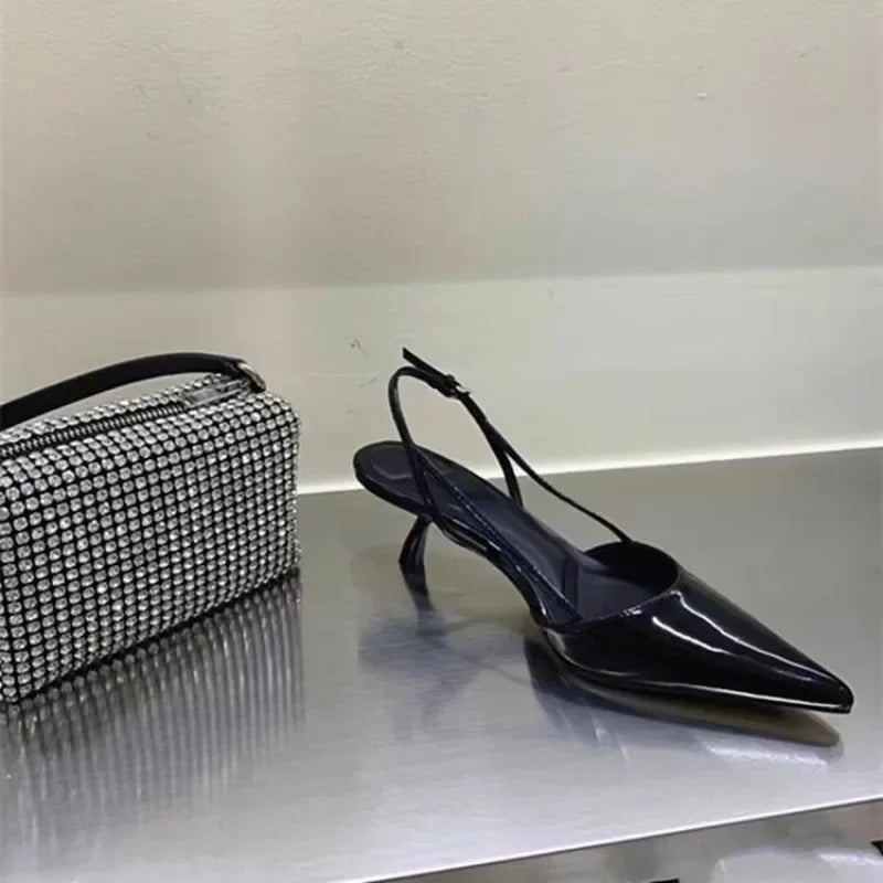 Olivia | Slingback Low Heels