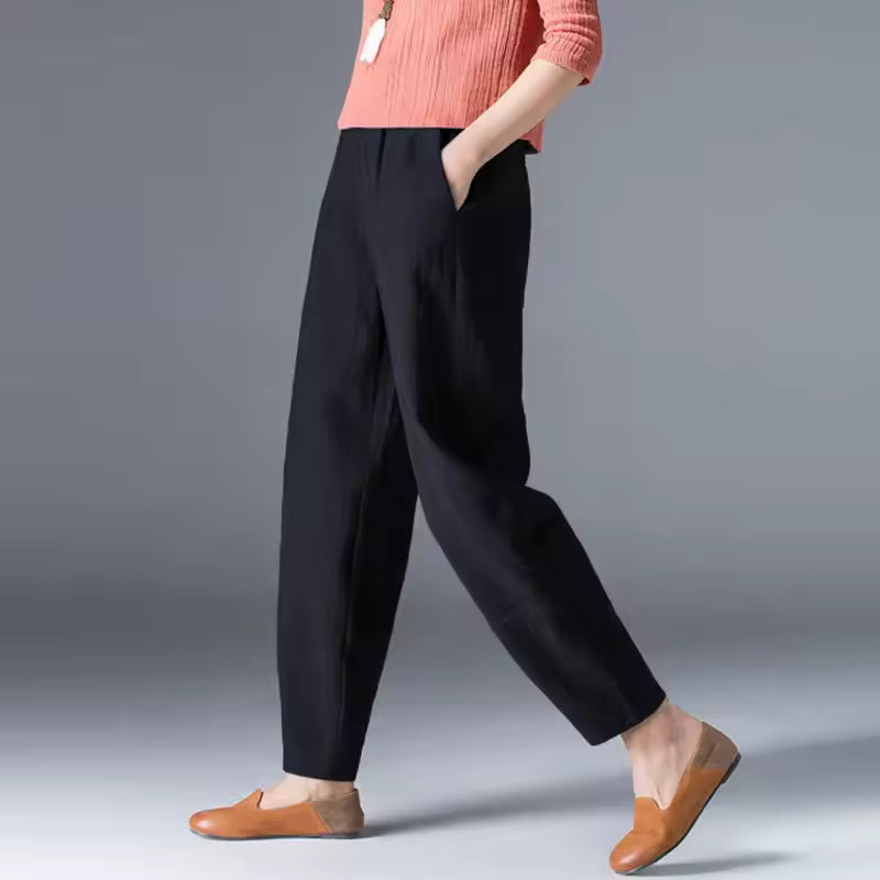 Harper | Lightweight Tapered Summer Trousers