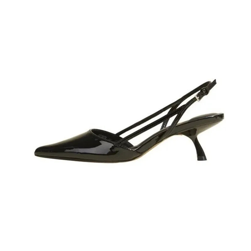 Olivia | Slingback Low Heels
