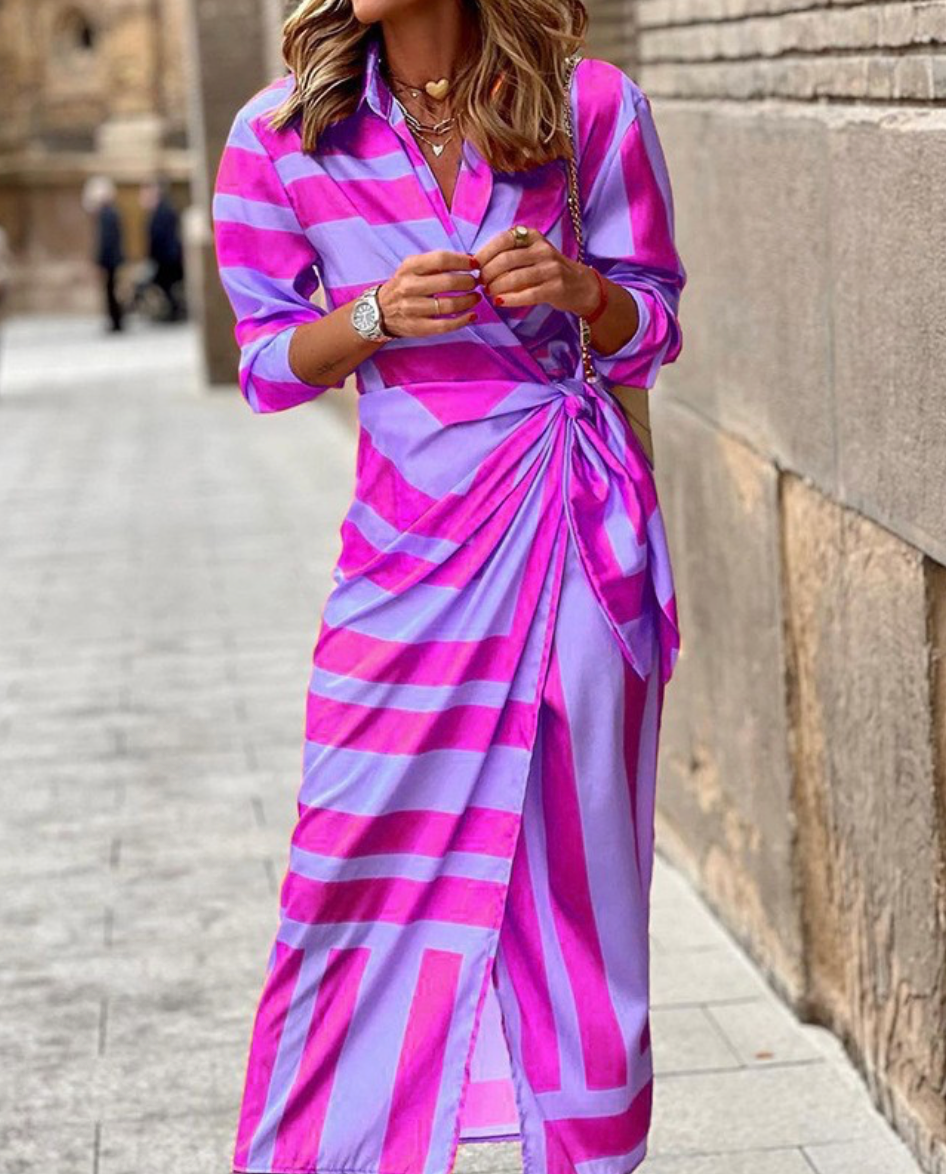 Paloma | Printed Wrap Dress