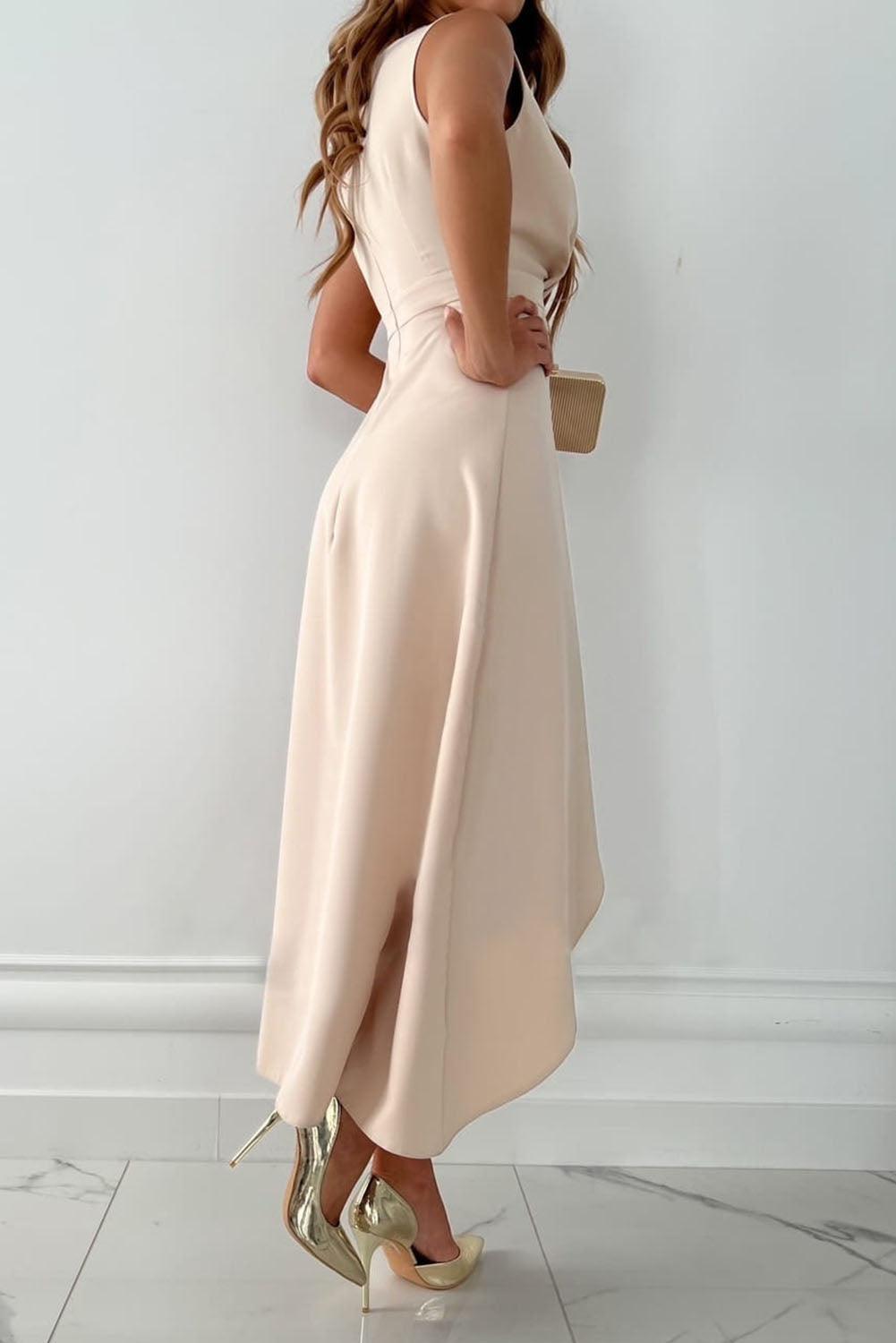 Marguerite | V-Neck Wrap Midi Dress