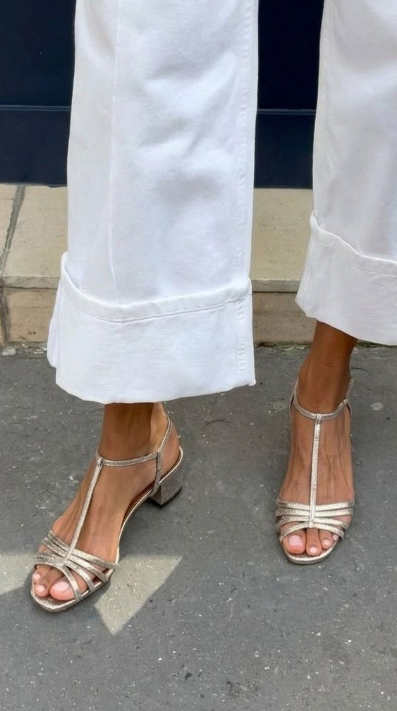 Elizabeth | Golden Everyday Sandals