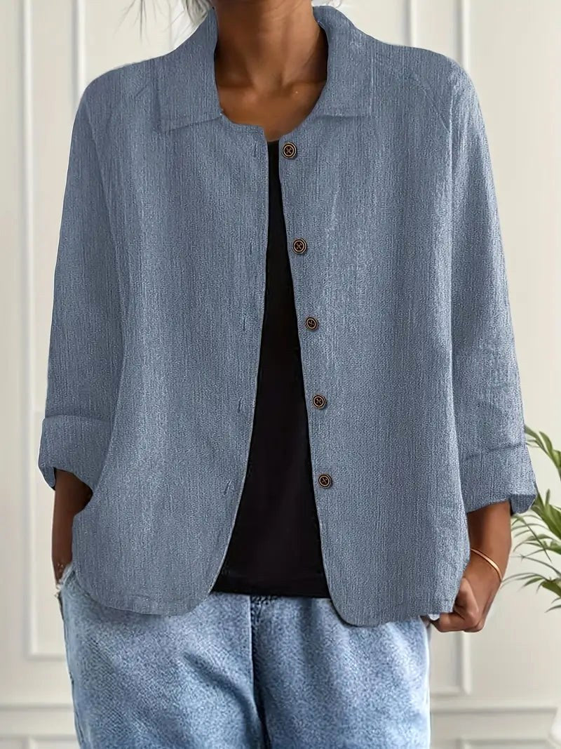Wilhelmine | Crinkled Weave Blouse