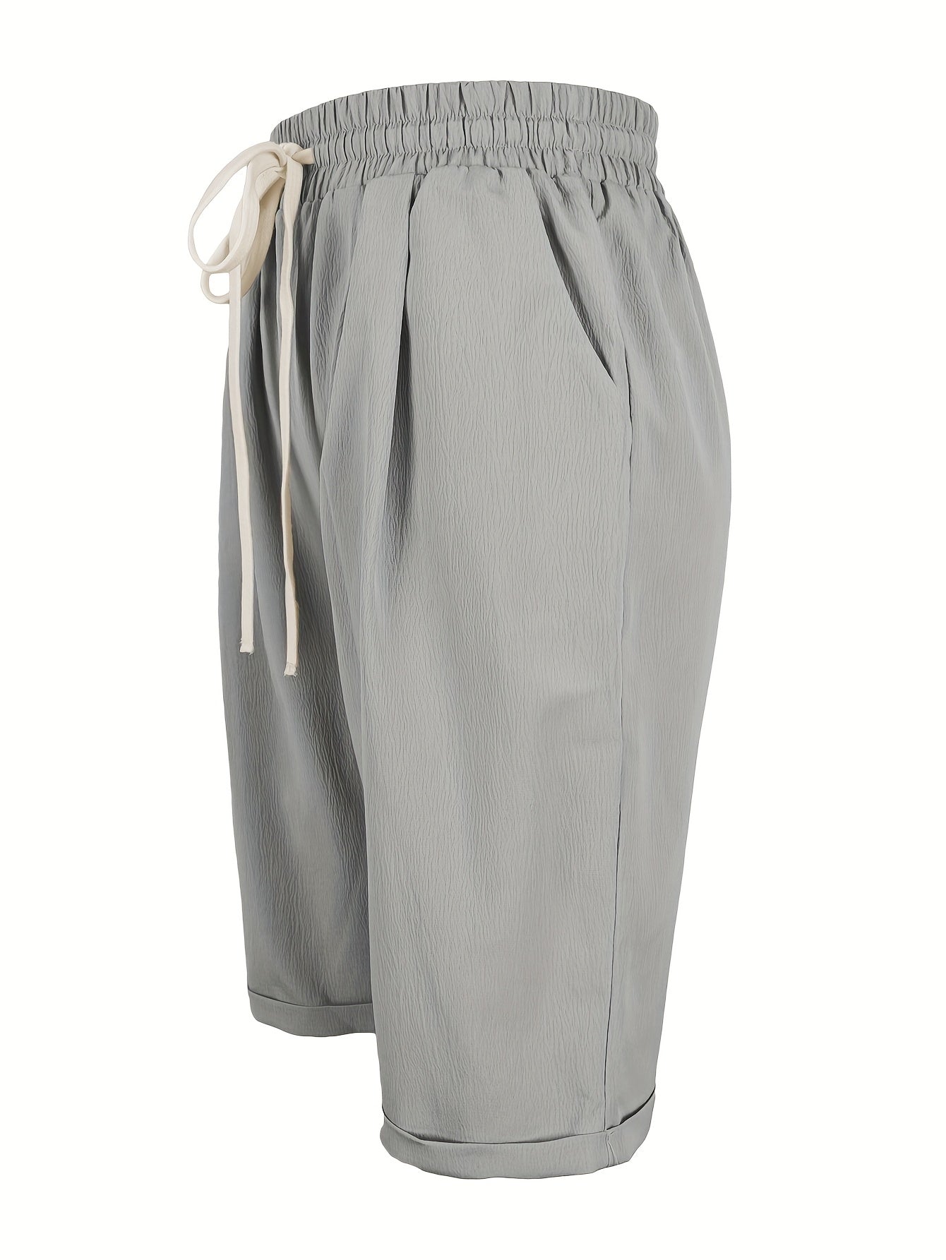 Amelia | Relaxed Cotton-Linen Capri Pants