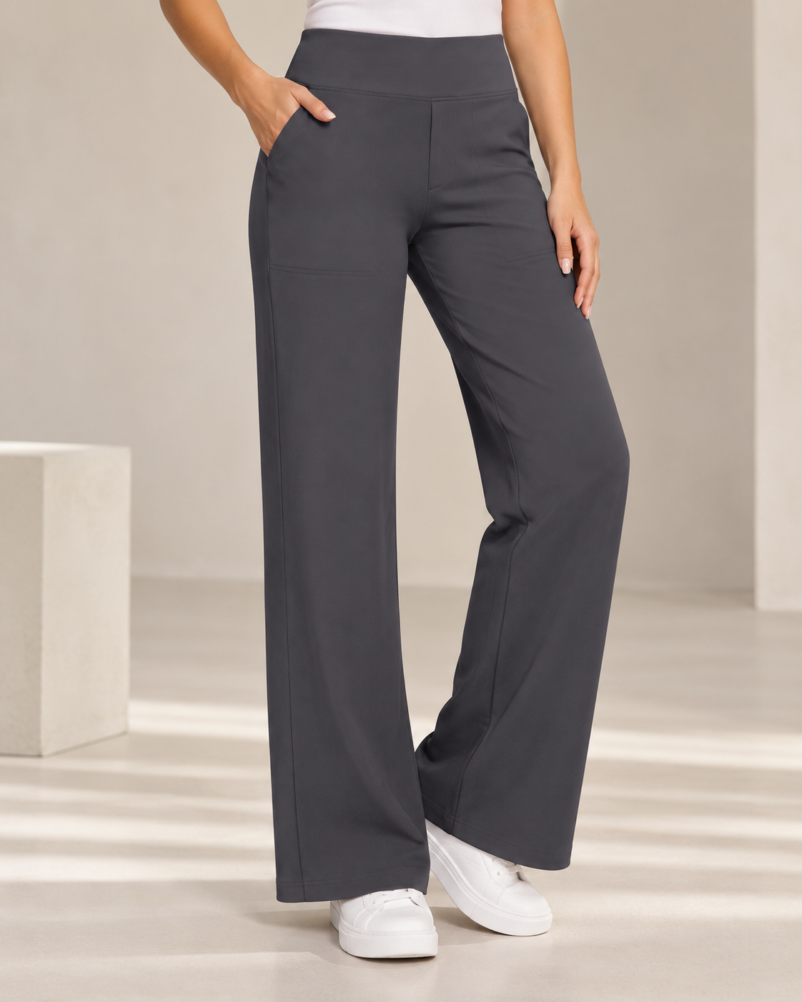 Lize | Wide-Leg Stretch Pants