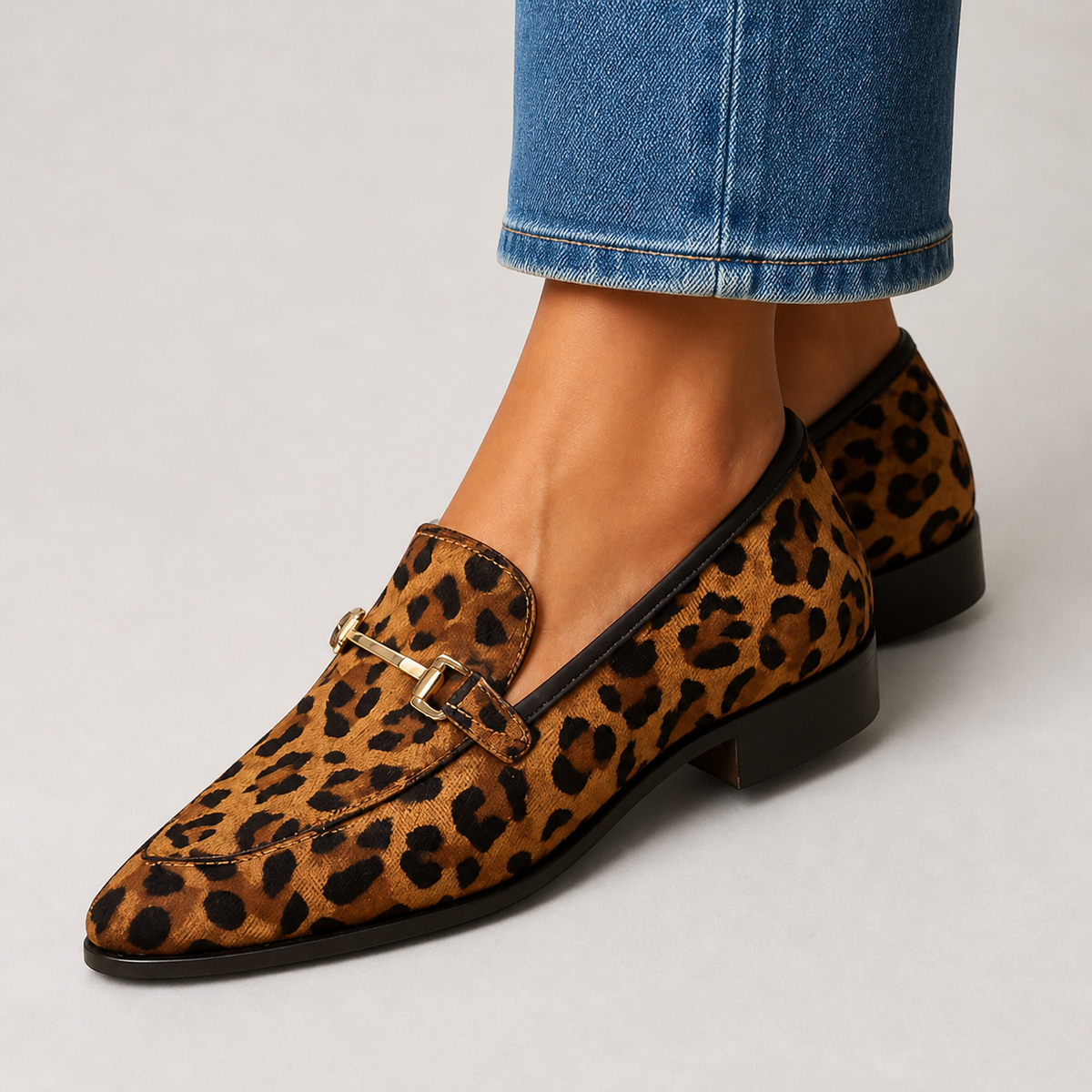 Rita | Animal-Print Loafers
