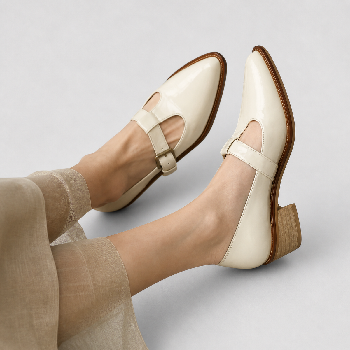 Mia | Comfort Leather Mary Janes