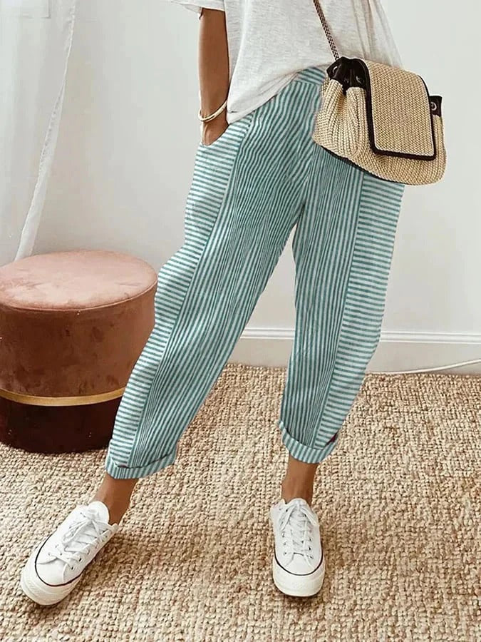 Holly | Striped Relaxed Pants