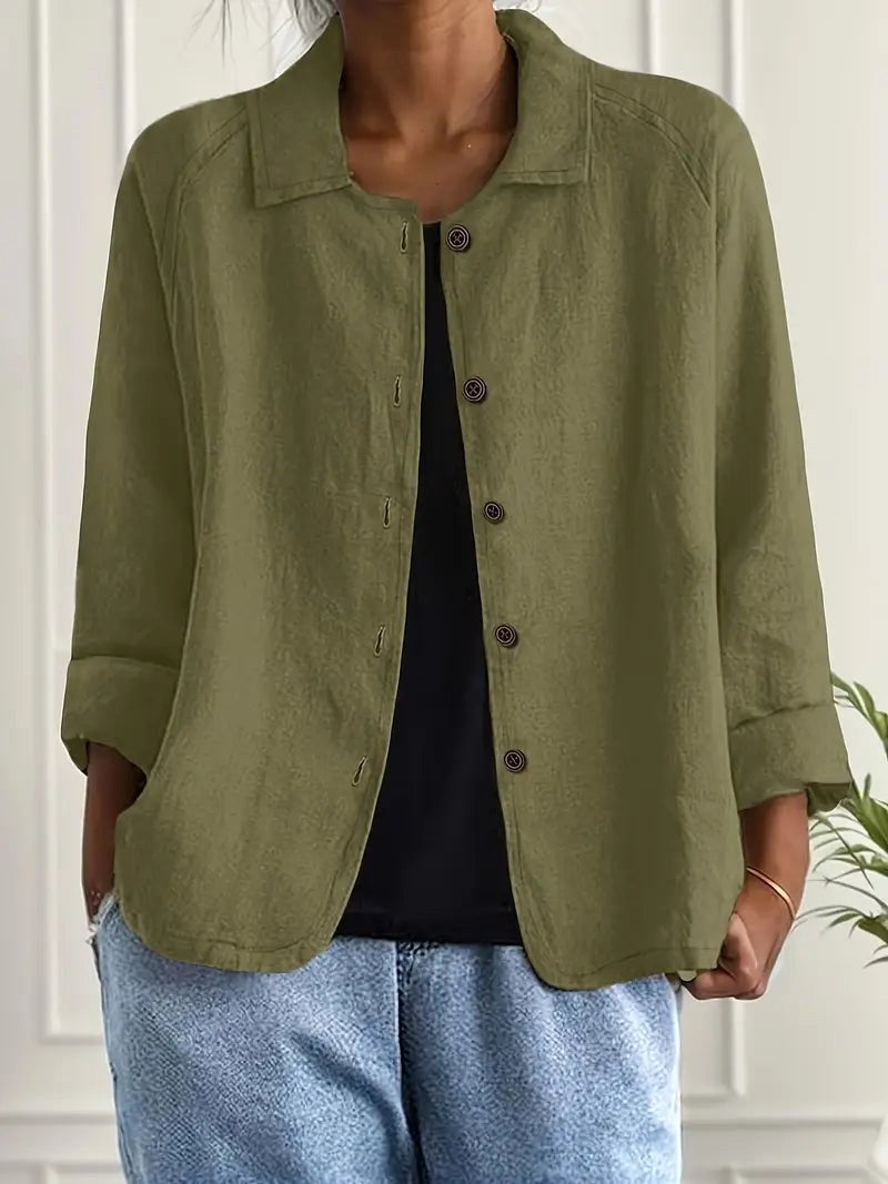 Aurelienne | Olive Blouse
