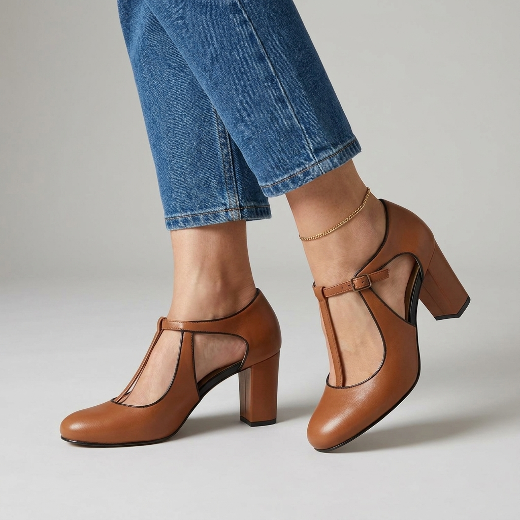 Ava | Elegant Ankle-Strap Sandals