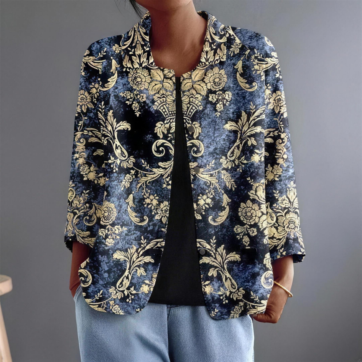 Nolwen | Baroque Gold Blouse