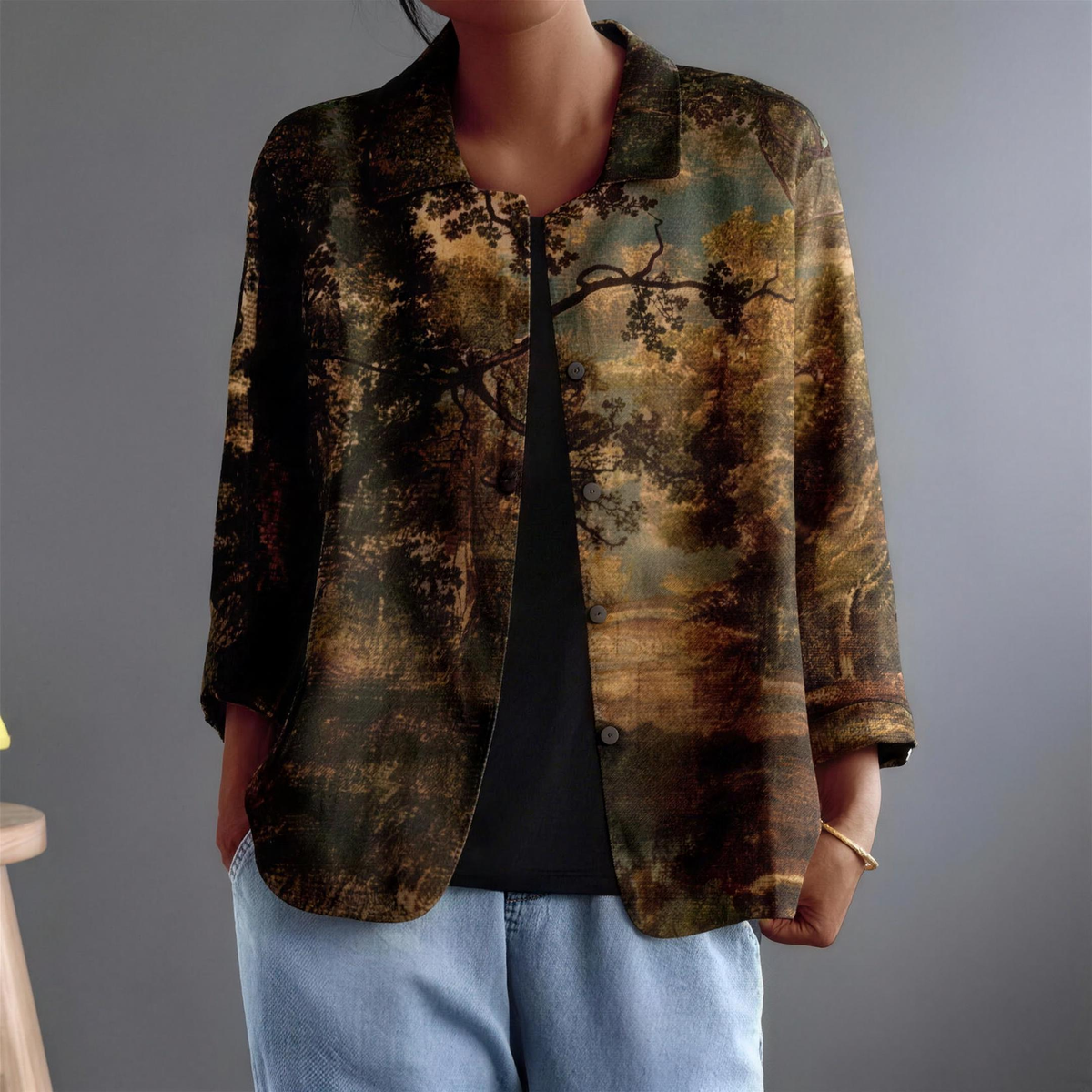 Fiorenza | Twilight Forest Blouse