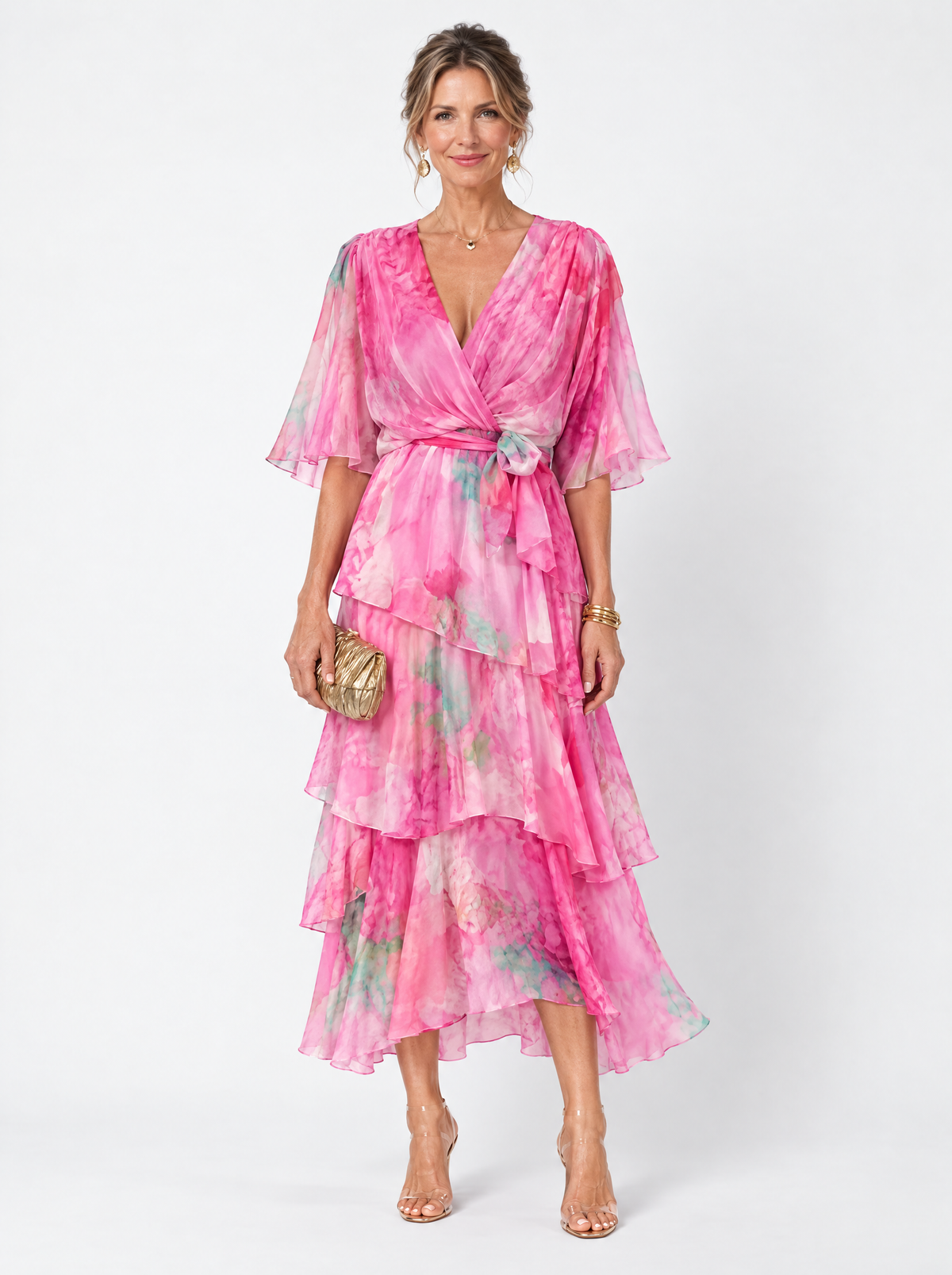 Soleil | Floral Layered Maxi Dress