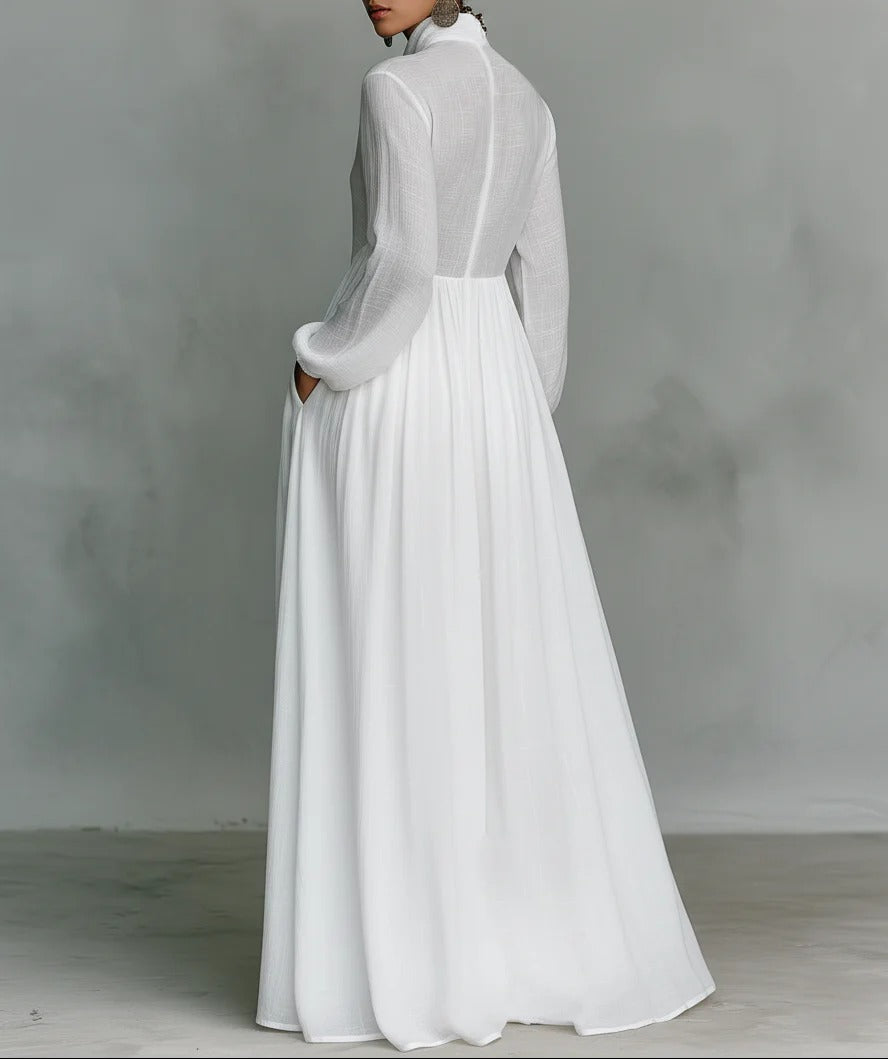 Layla | Flowing Button-Front Maxi Dress