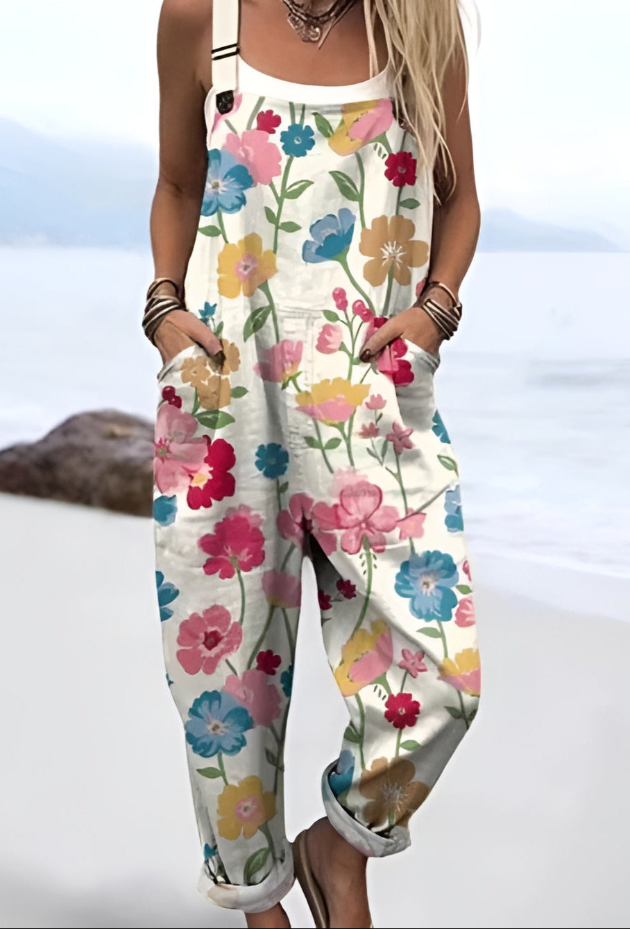 Aria | Summer Meadow Overalls