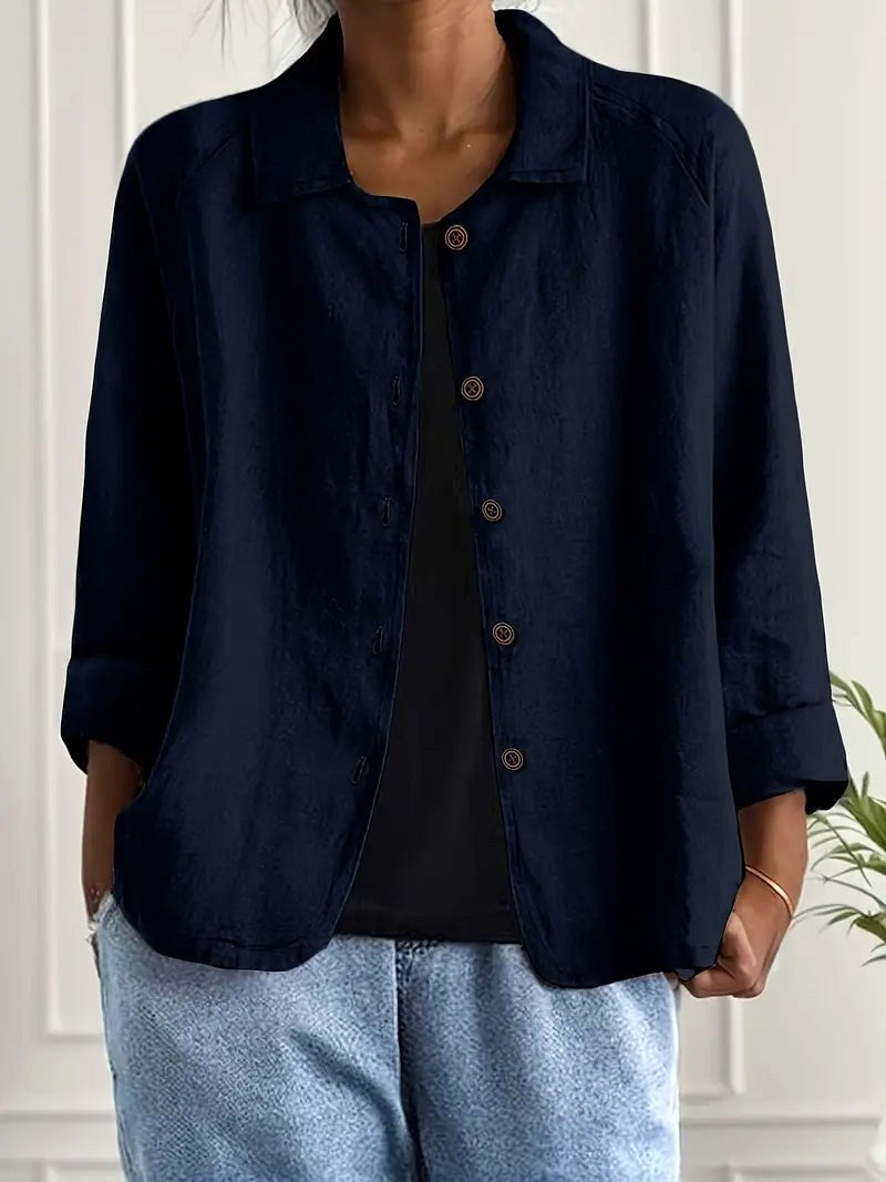 Cerisette | Navy Blouse