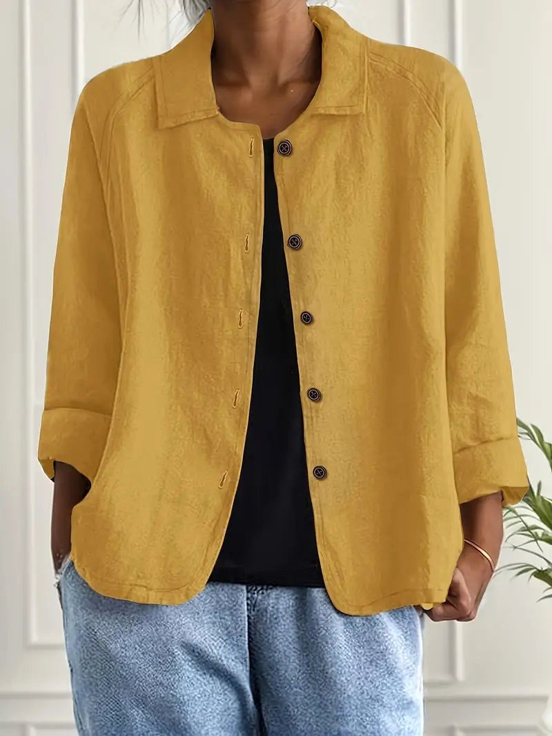 Zeffirine | Warm Ocher Blouse